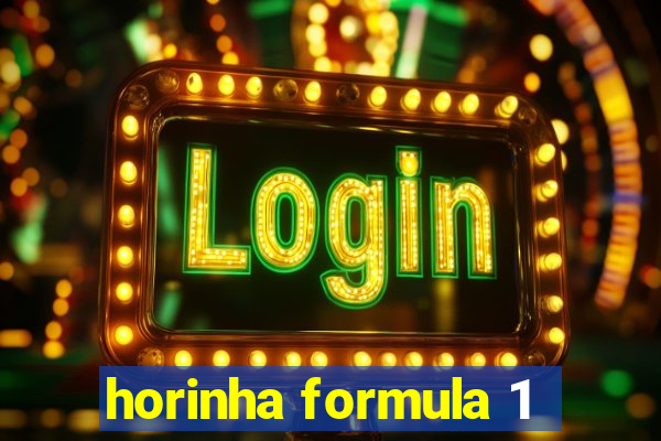 horinha formula 1